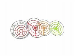 浸塑圆形带花篮